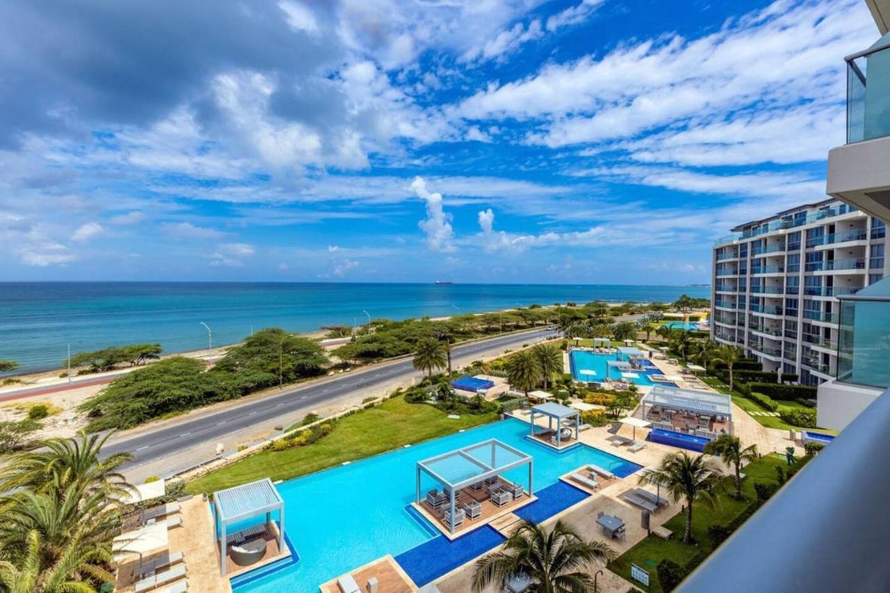 Breath Taking Beach Front Views Condo Eagle Beach Palm Beach Luaran gambar